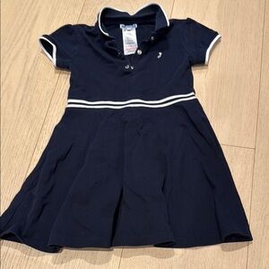 Jacadi Navy Blue Kids Polo Dress